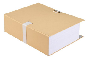 Lot De 10 Chemises Cartonnées A4 Papier Kraft Avec Rabat - YIDM